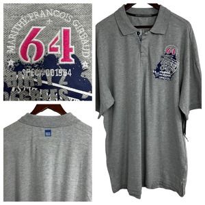 Vintage Marithe Francois Girbaud Polo Size XL Gray Streetwear Y2K NWT DEADSTOCK